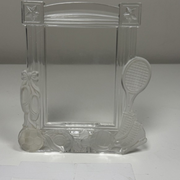Princess House Other - Princess House Moments of‎ Pride Lead Crystal Picture Frame Sports Tennis Soccer